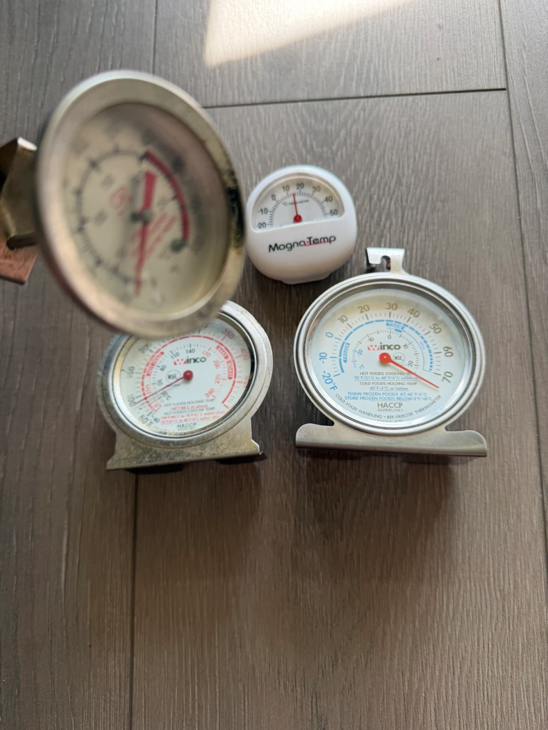 3 Food Thermometers - Winco & MagnaTemp - photo 3