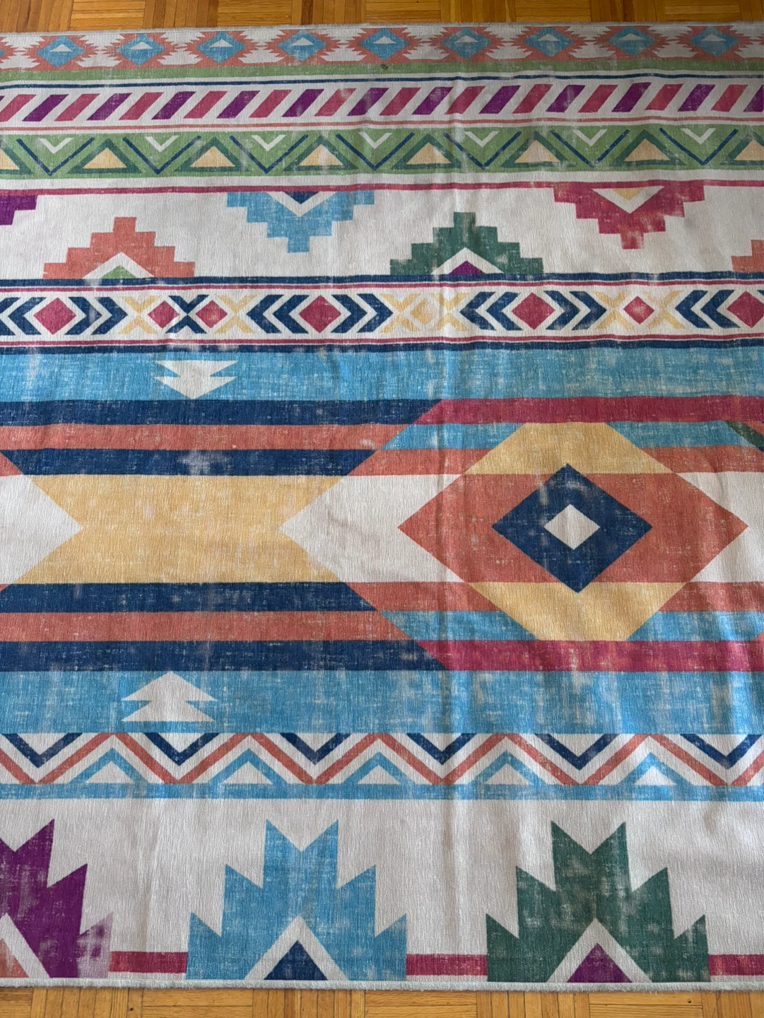 Southwestern Style Area Rug 6 x 9. Comes with anti slip rug - photo 4