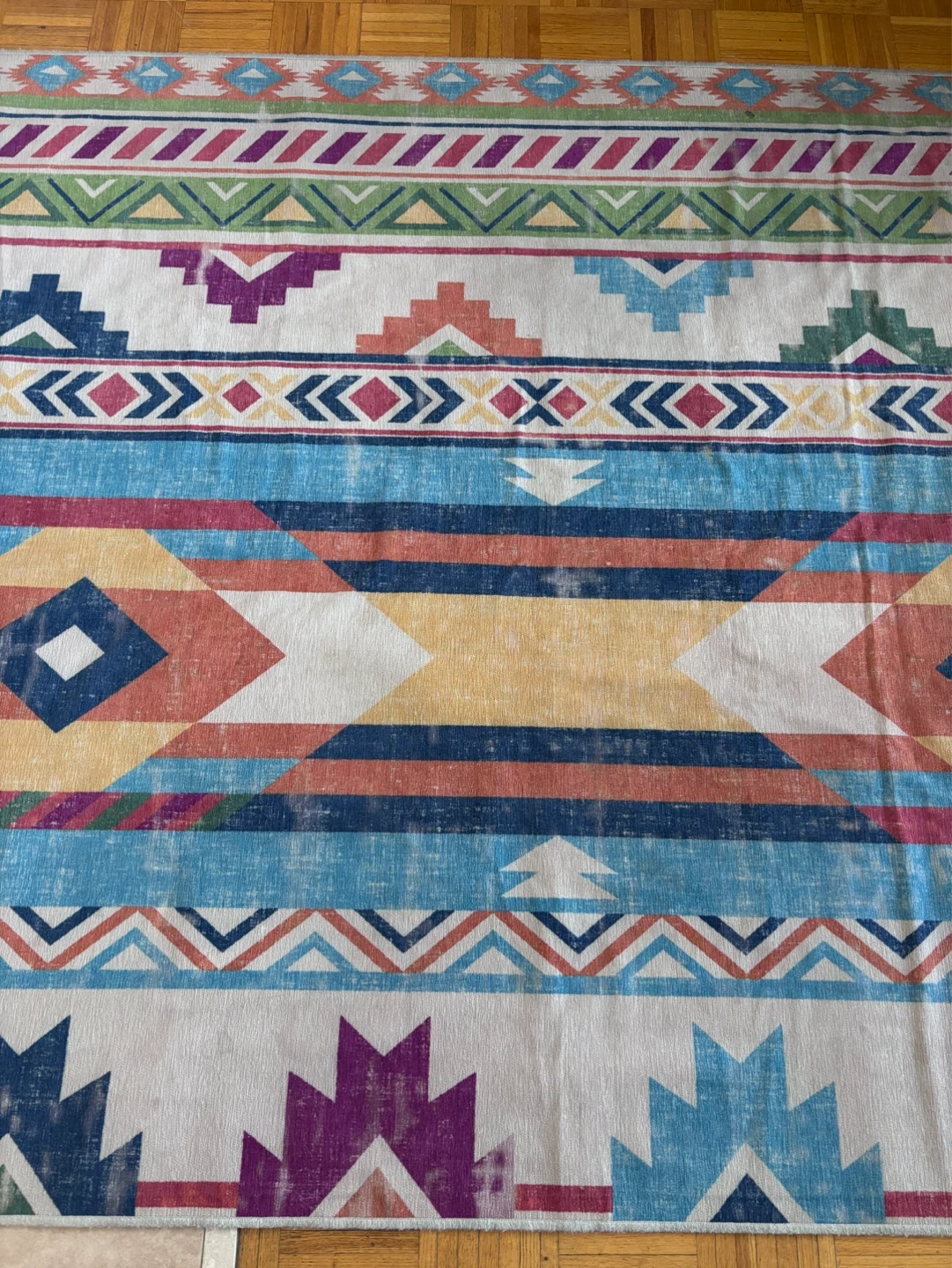 Southwestern Style Area Rug 6 x 9. Comes with anti slip rug - photo 3