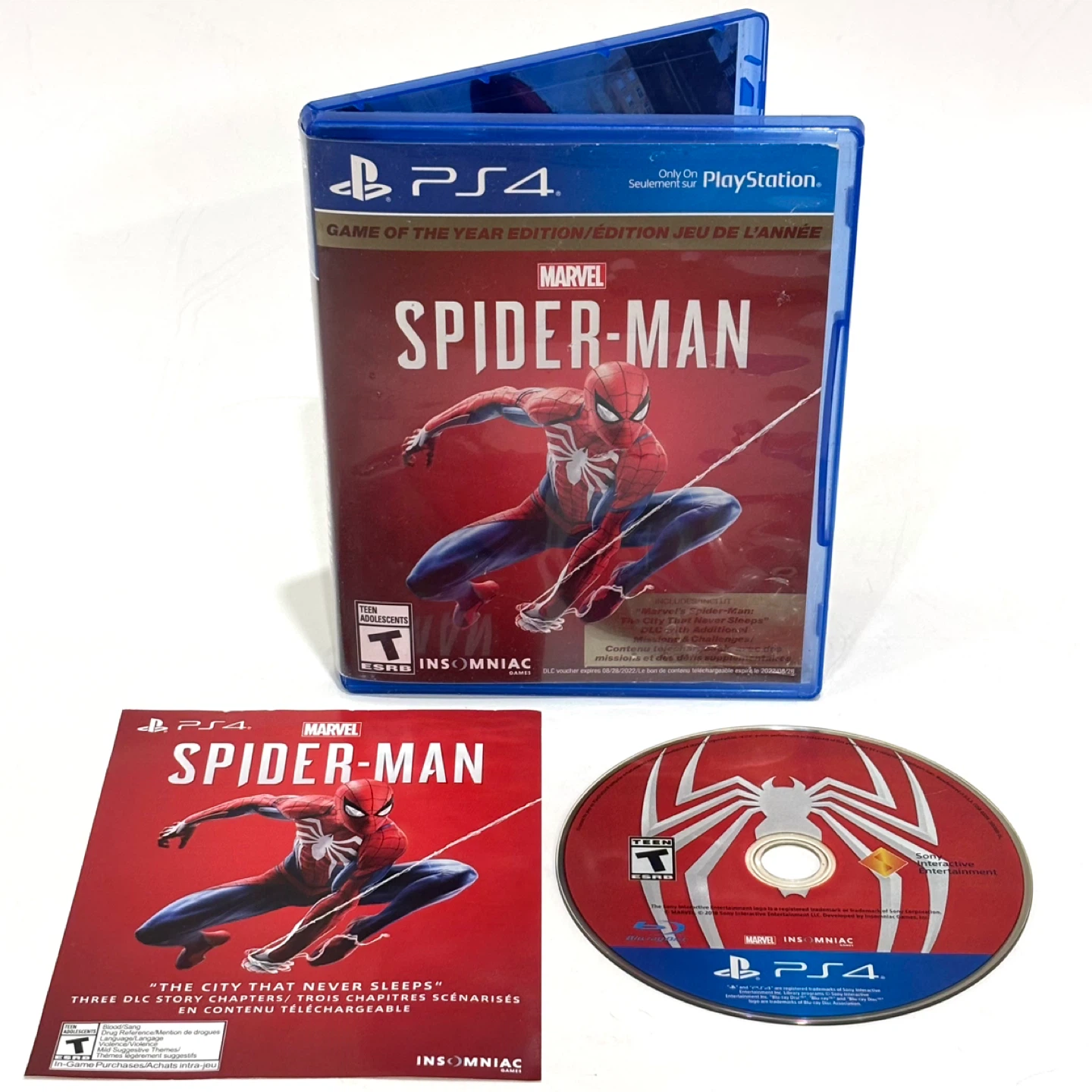 Marvel Spider-Man - PS4 - Mint Condition