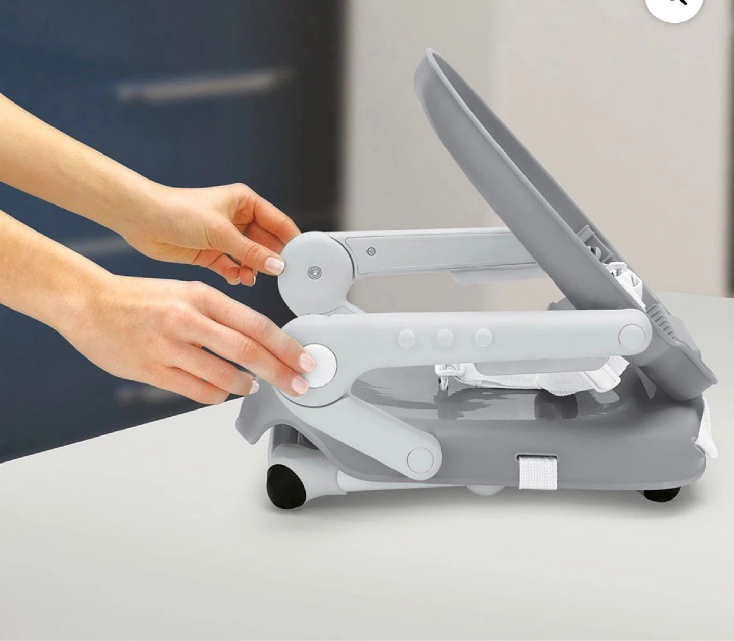 Grey Portable Baby feeding chair - photo 2