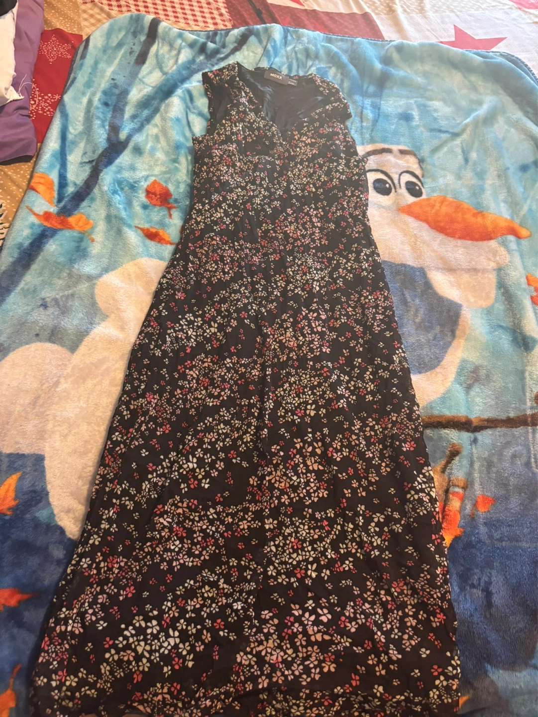 MEXX Black Floral Maxi Dress
