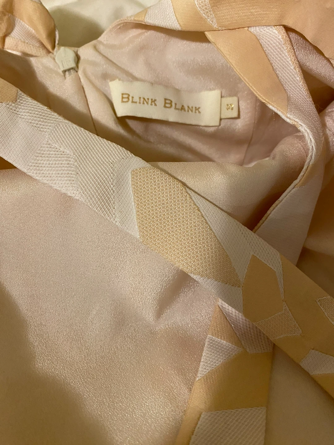 Blink Blank Sleeveless Dress with Bow Back - Size Medium - photo 3