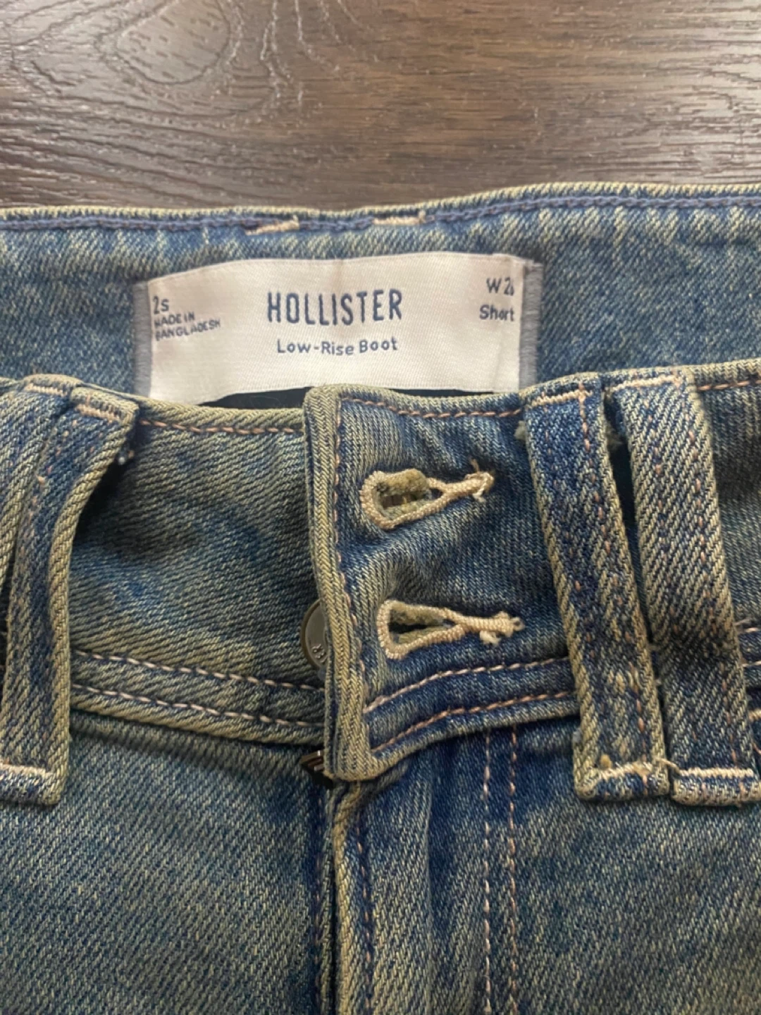 Hollister Low-Rise Boot Jeans Size 2S Short - photo 3
