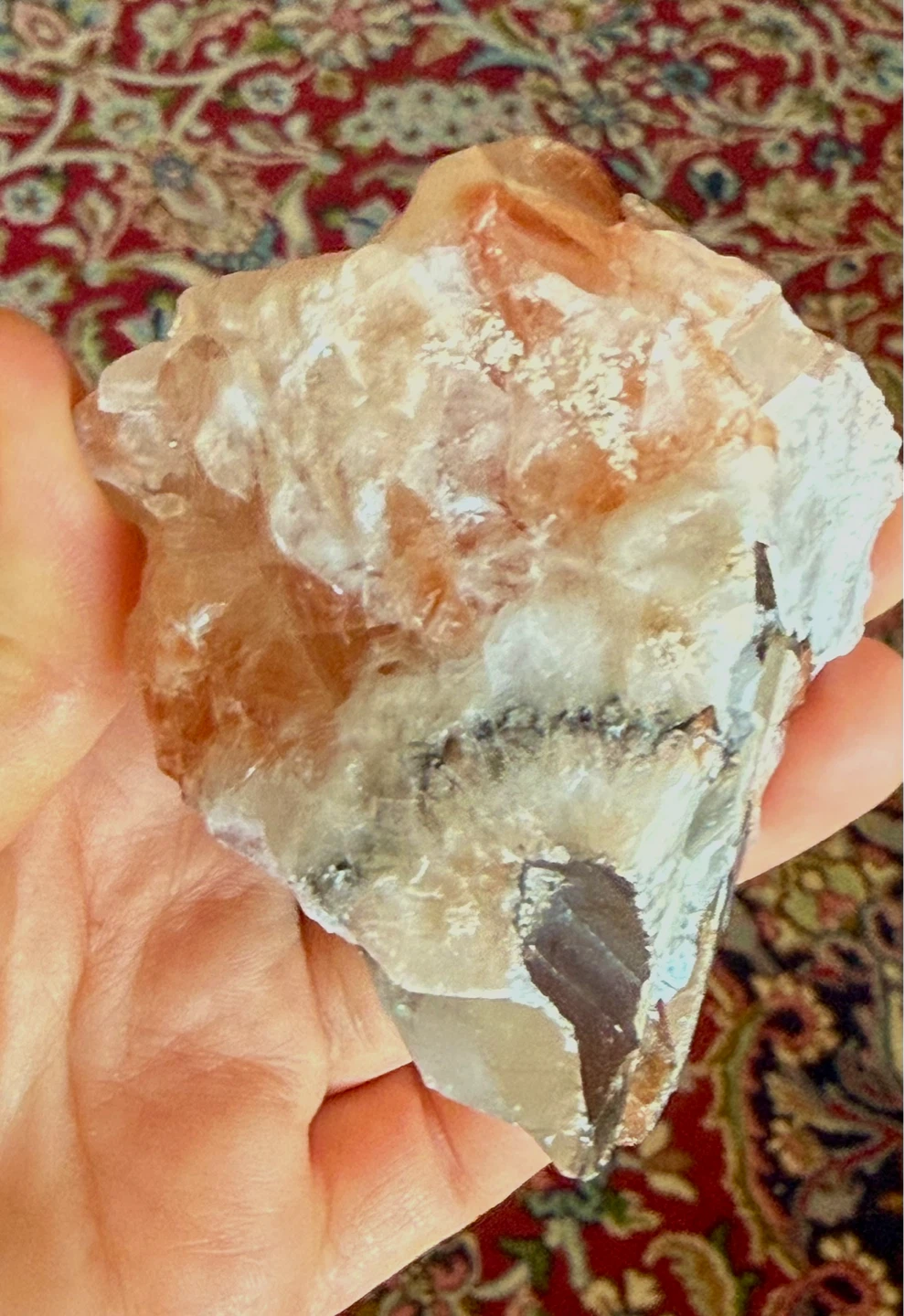 Raw Multicoloured Calcite Crystal Gemstone - photo 4