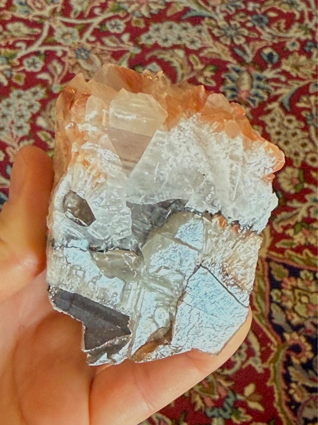 Raw Multicoloured Calcite Crystal Gemstone - photo 2