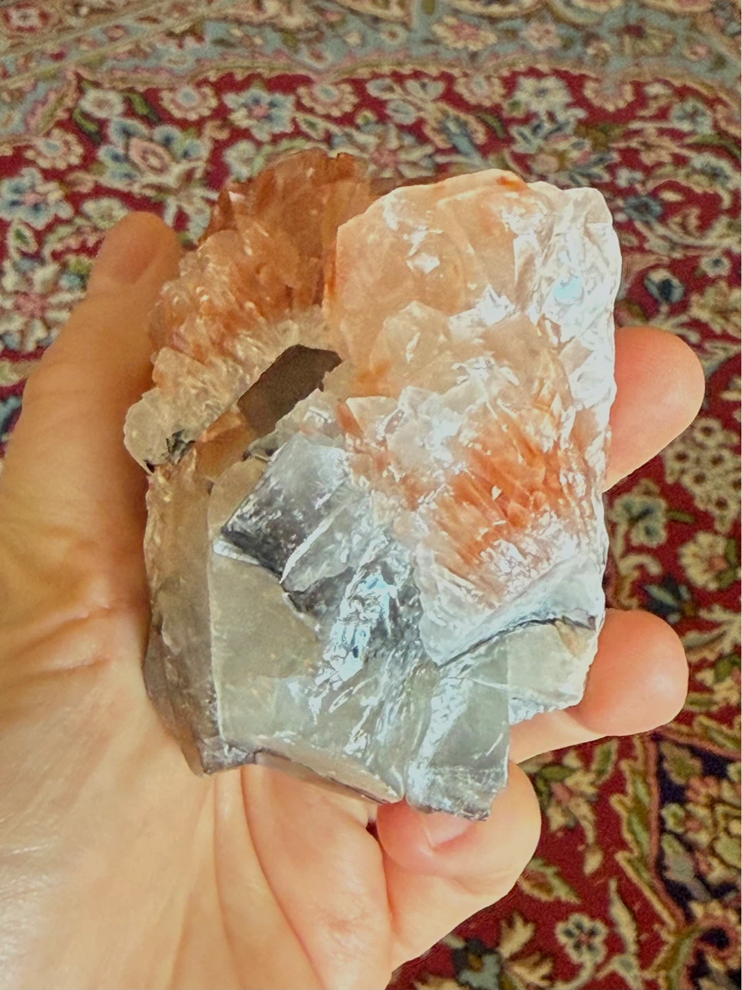 Raw Multicoloured Calcite Crystal Gemstone - photo 3
