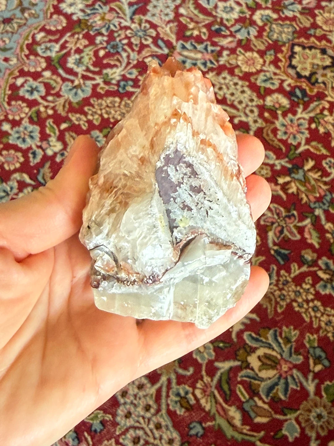 Raw Multicoloured Calcite Gemstone Crystal - photo 2