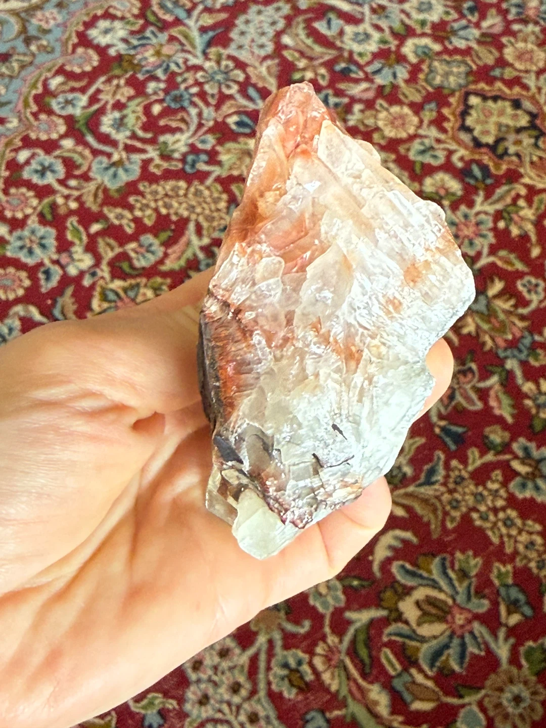 Raw Multicoloured Calcite Gemstone Crystal - photo 4
