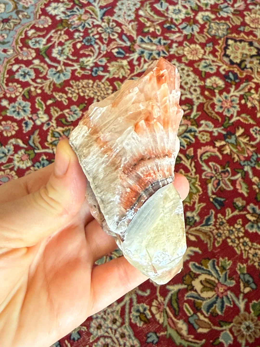Raw Multicoloured Calcite Gemstone Crystal - photo 3
