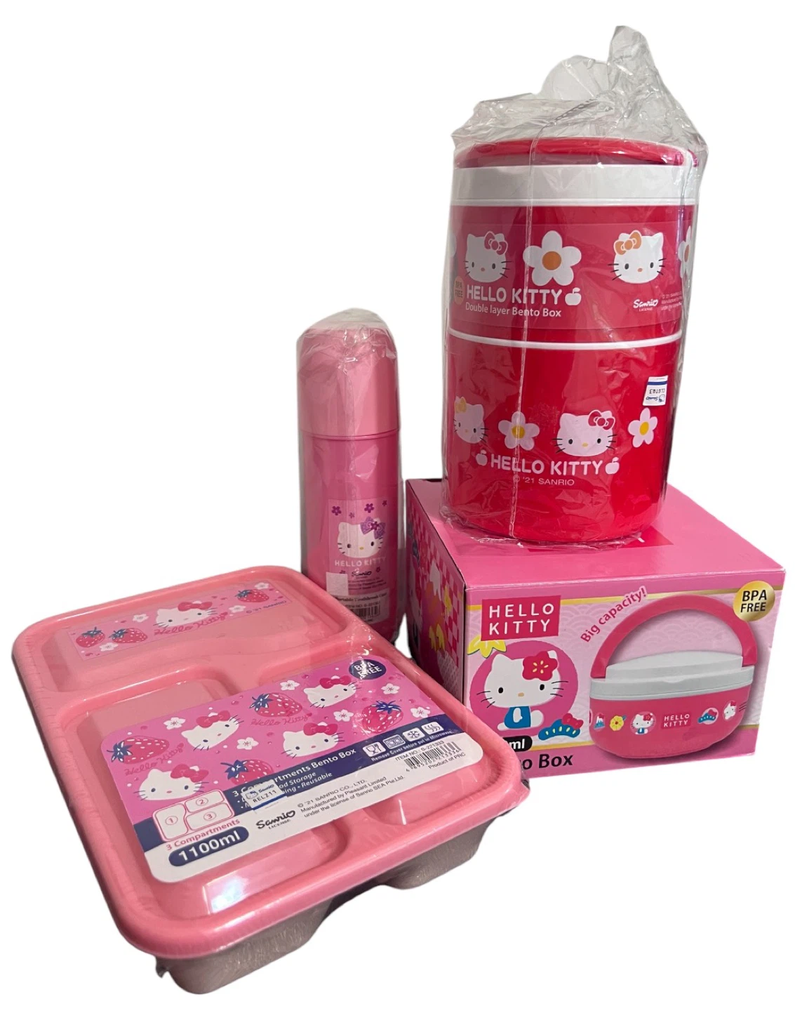 Hello Kitty Sanrio Lunch Bundle – Brand New Gift Set 🎀