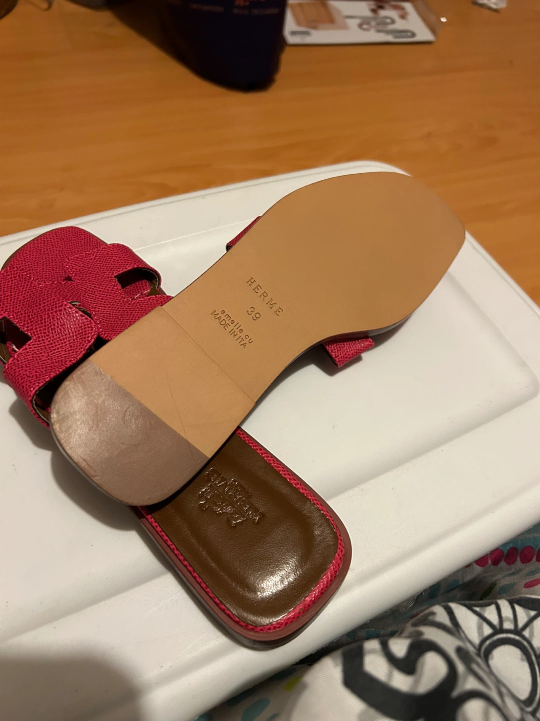 Sandal Size 39 (US 7) dark pink - photo 2
