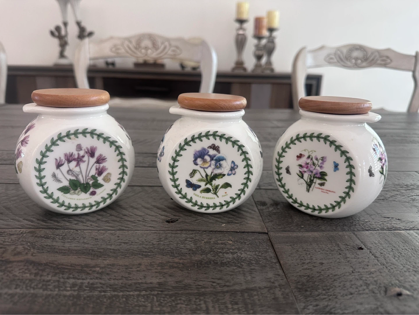 Portmeirion Botanical Garden Set of 3 Jars