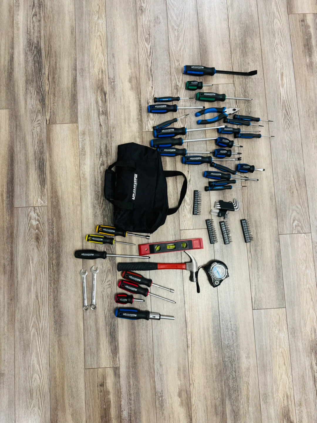 Mastercraft Tool Set with Bag