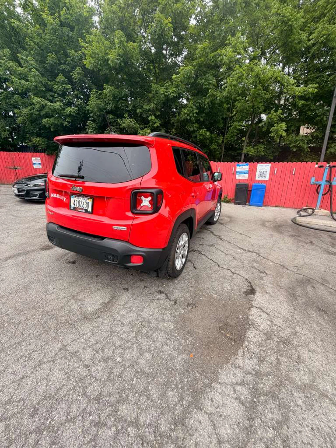 Red Jeep Renegade SUV - photo 4