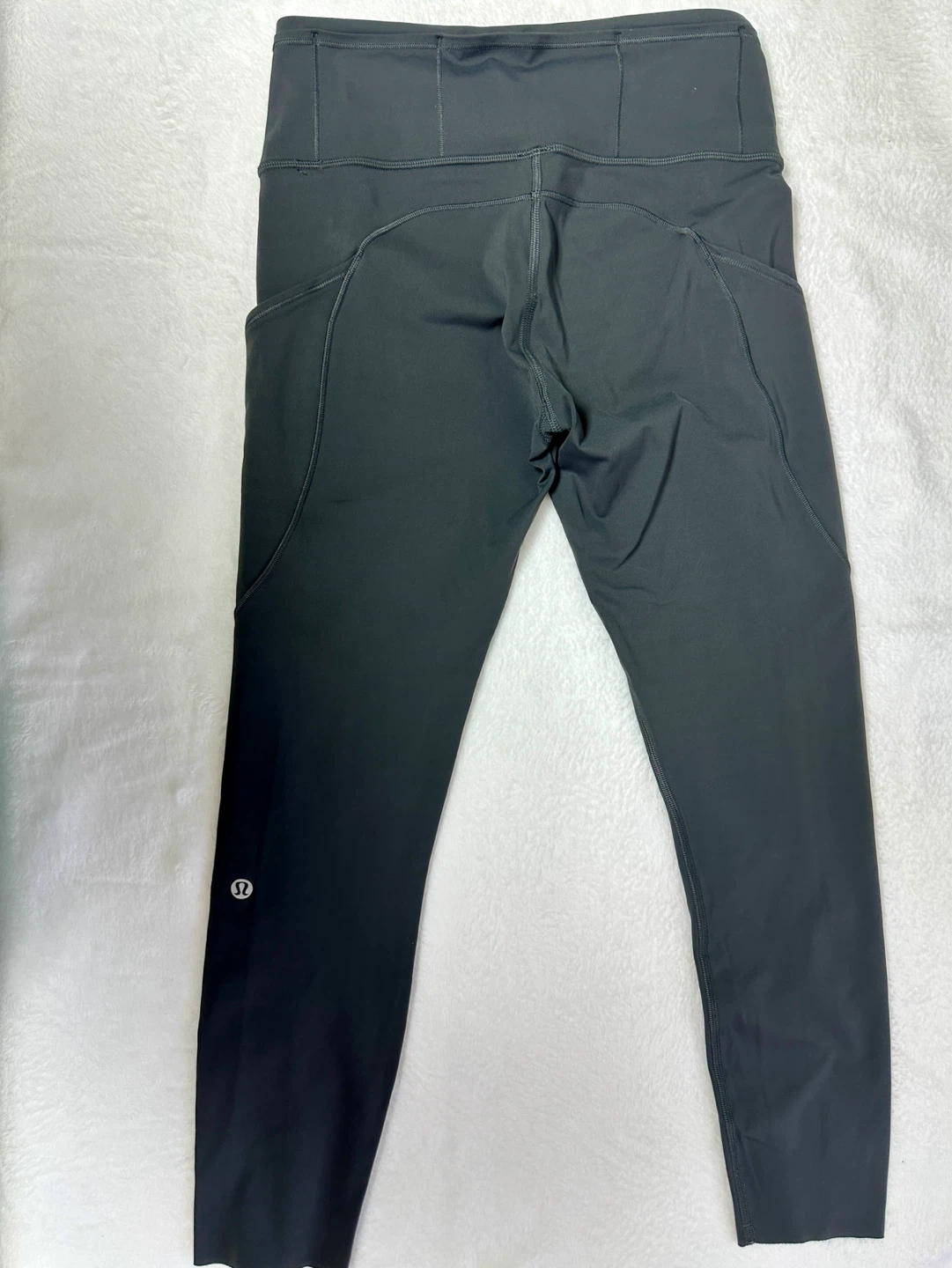 Lululemon Fast & Free High-Rise Crop (Graphite Gray, Size 6) - photo 3