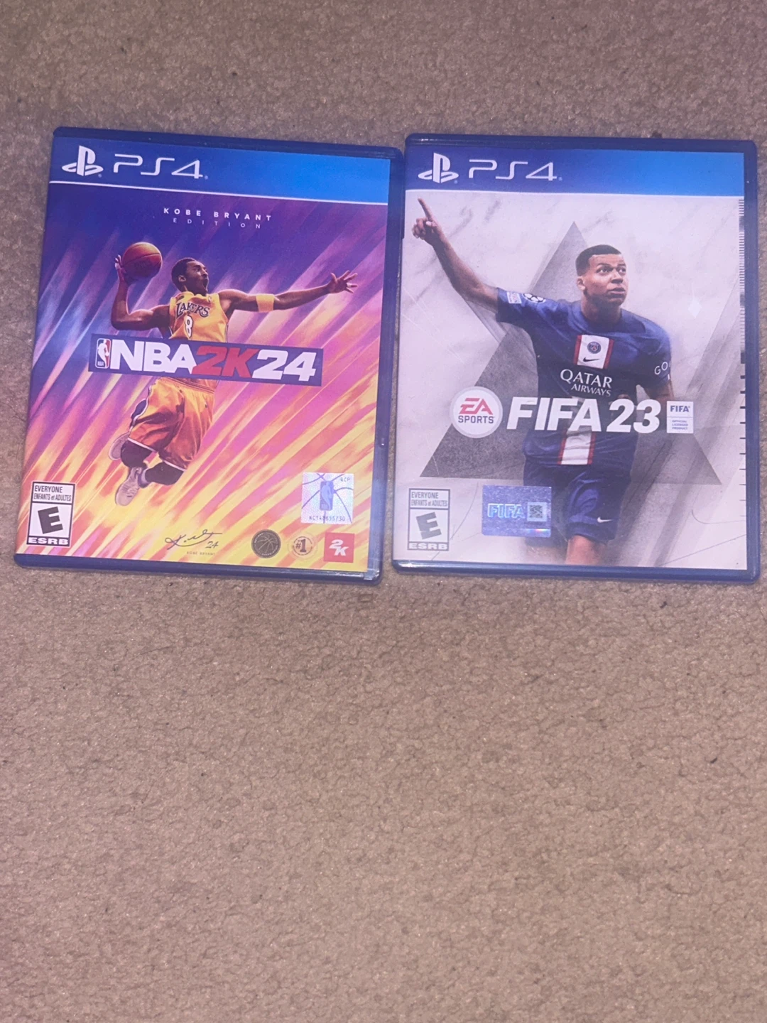PS4 NBA 2K24 & FIFA 23 Video Games