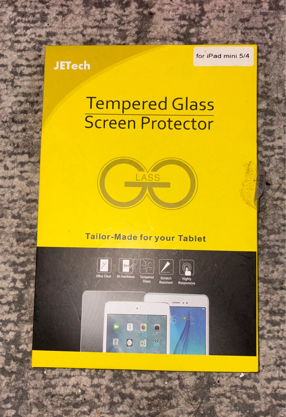 JETech Tempered Glass Screen Protector for iPad mini 5/4