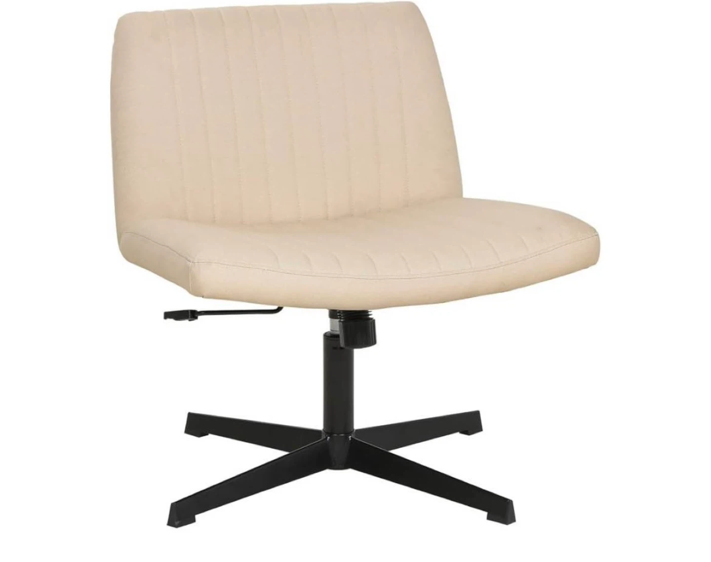 Office Chair Beige Adjustable Swivel Desk Chair - photo 4
