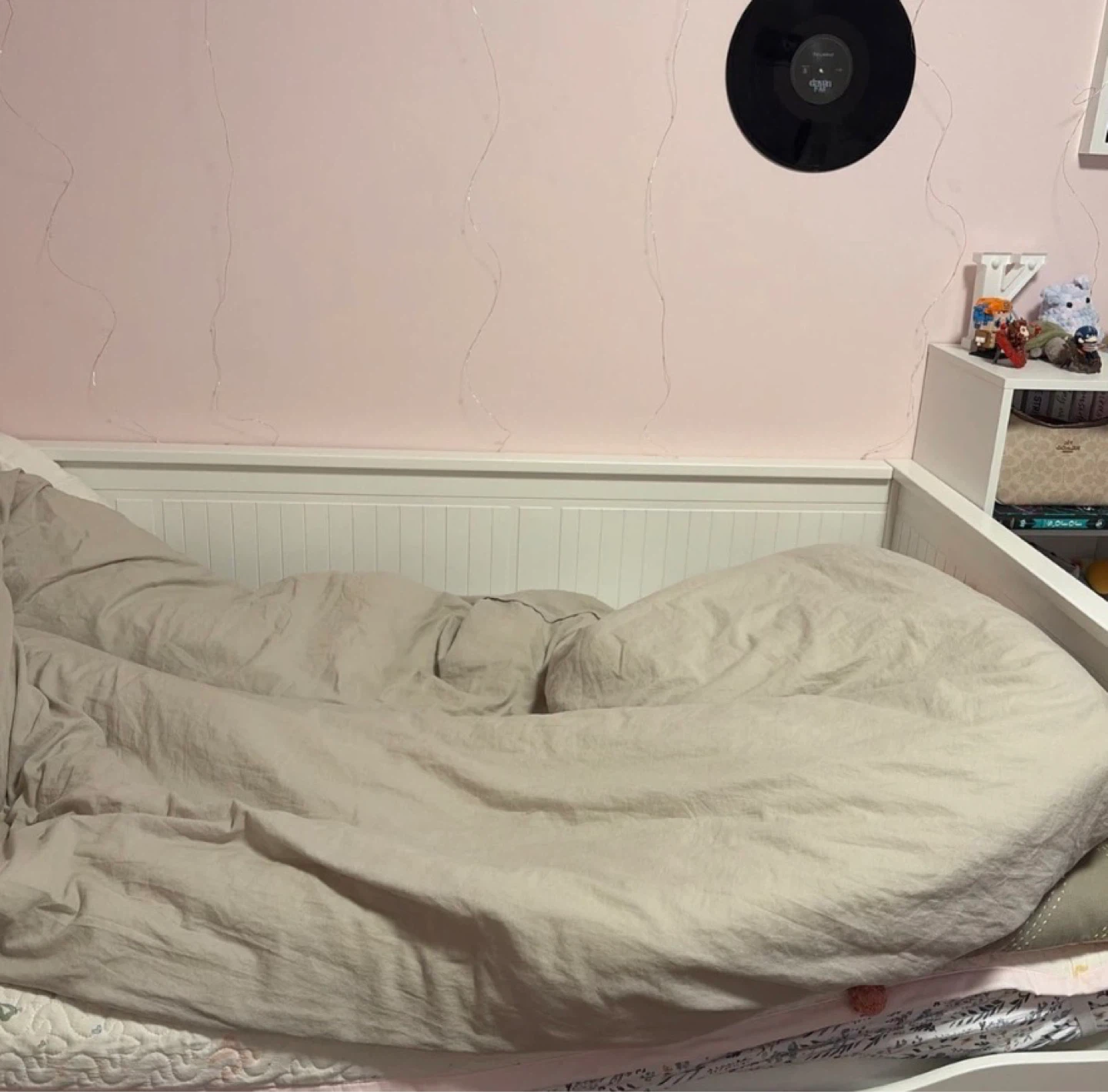 IKEA HENMES White twin bed with Storage Drawers - photo 2