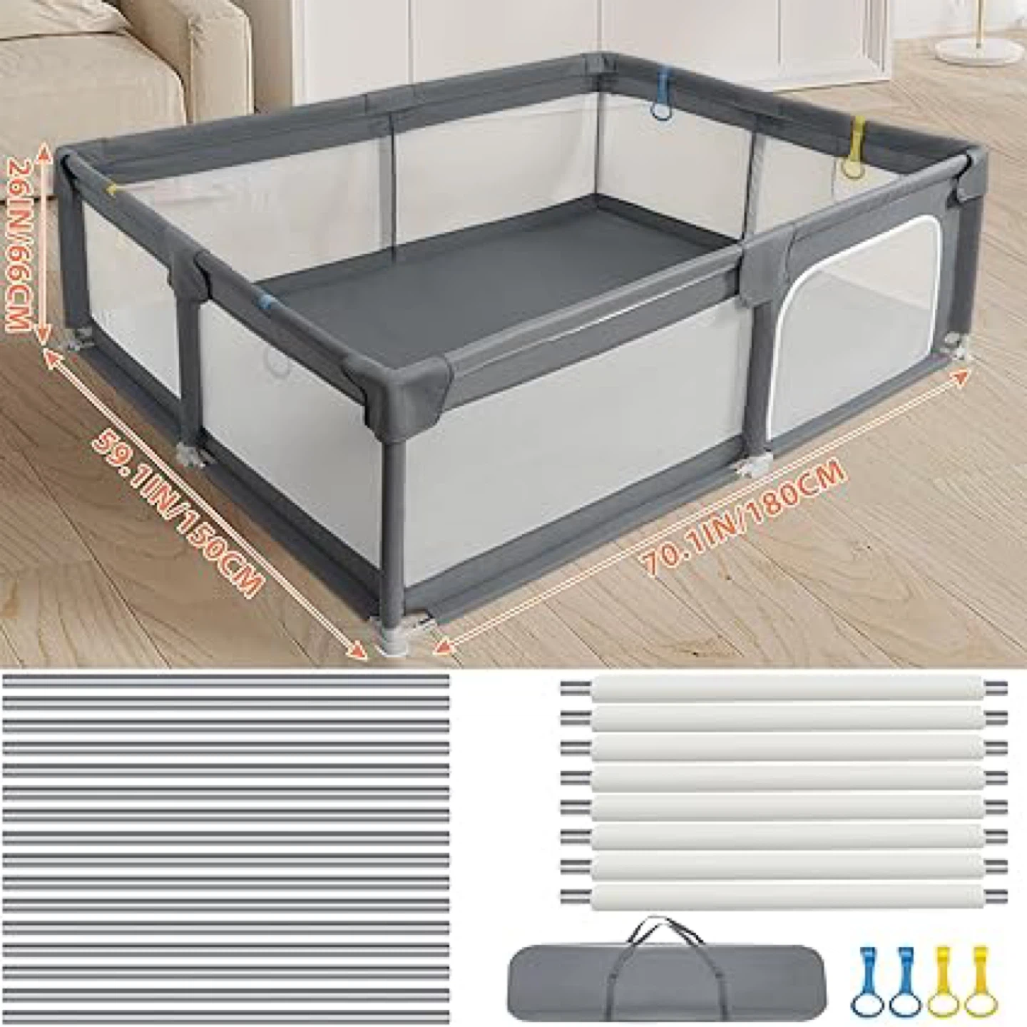 Children's Playpen with Balls and Carrying Bag - photo 4