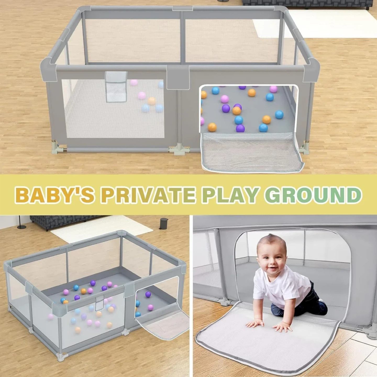 Children's Playpen with Balls and Carrying Bag - photo 2