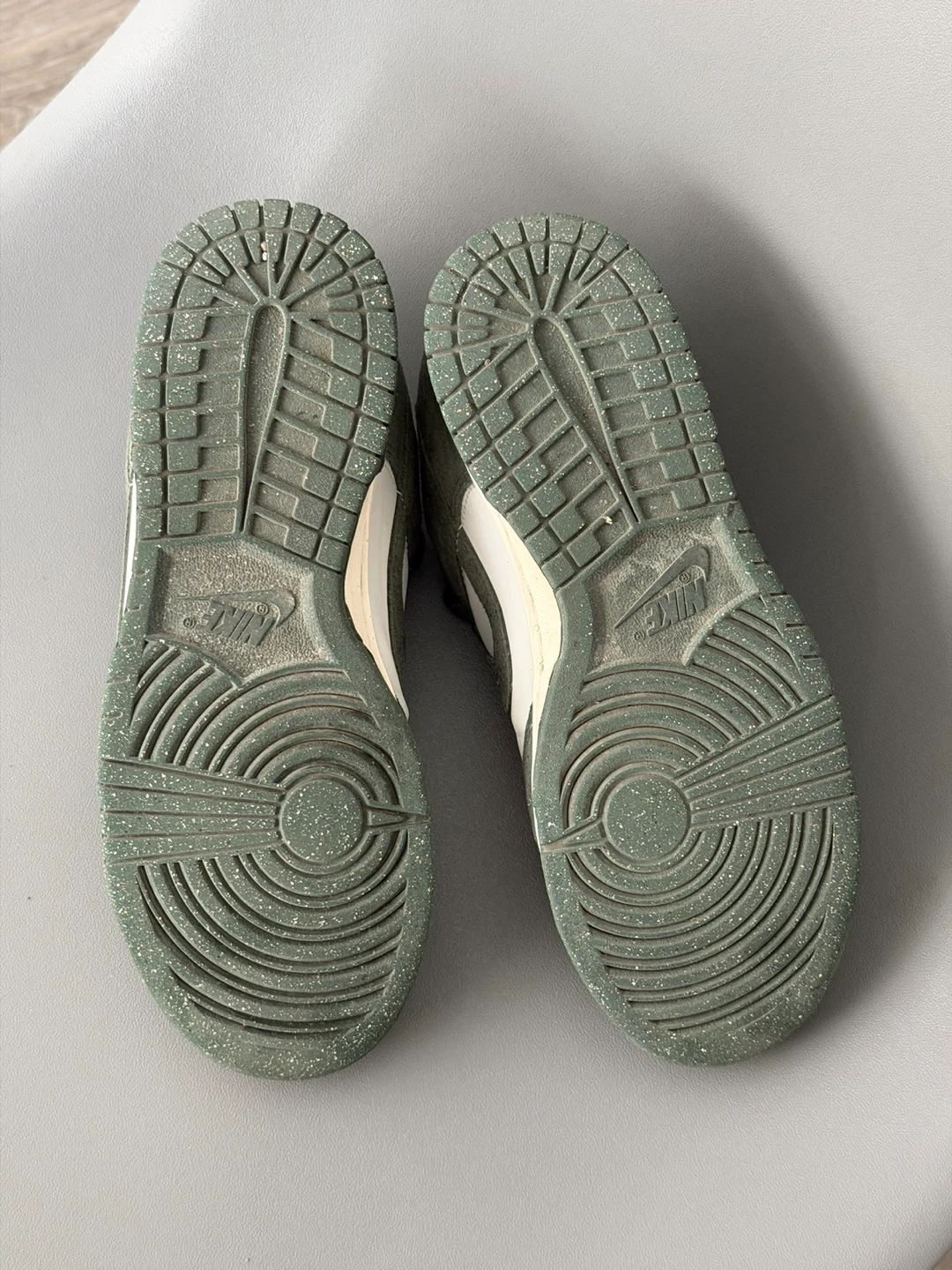 Nike Dunk Low - White/Dark Green - size 7 women - photo 5