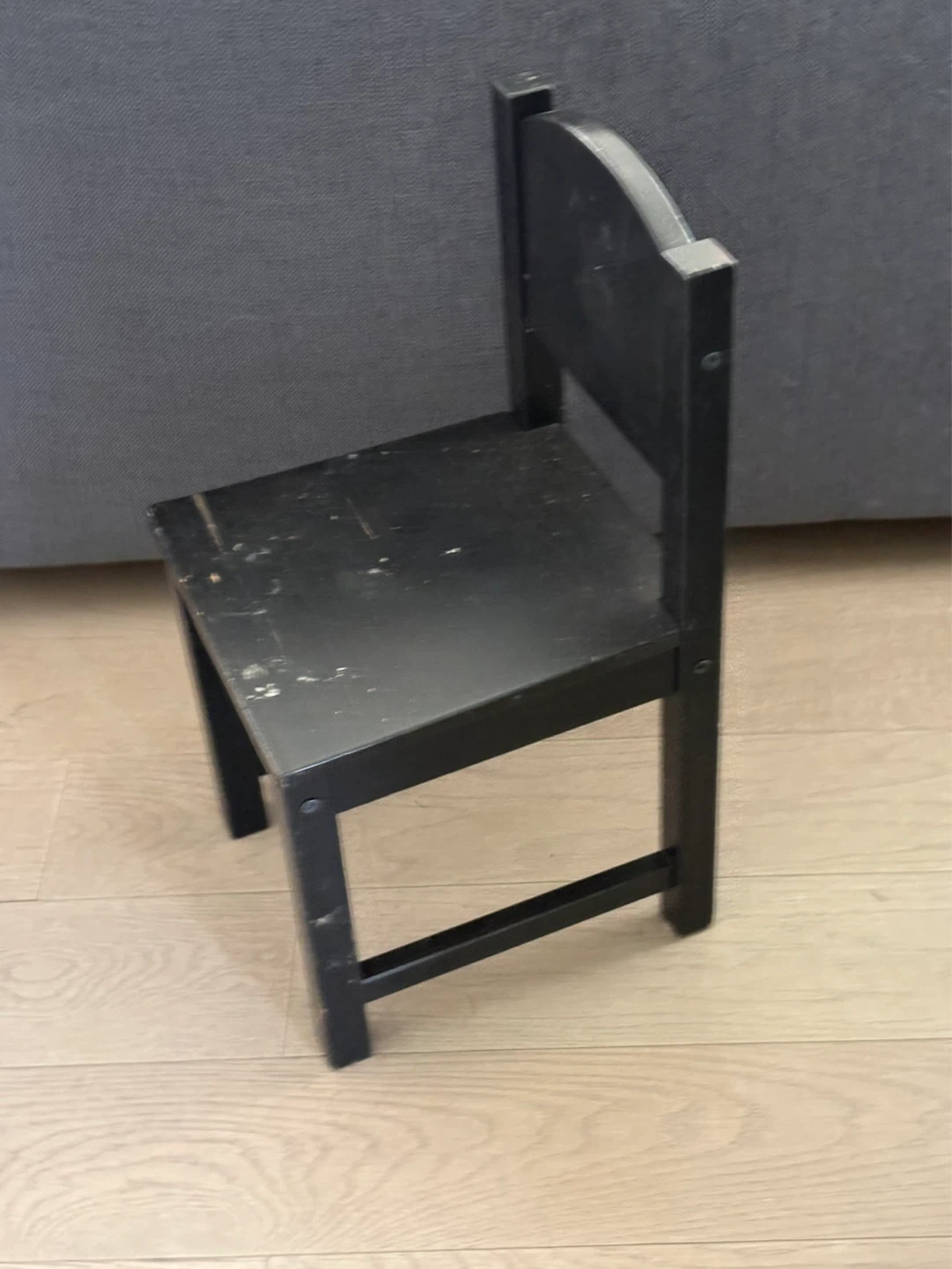 IKEA SUNDVIK Black Wood Table - photo 5