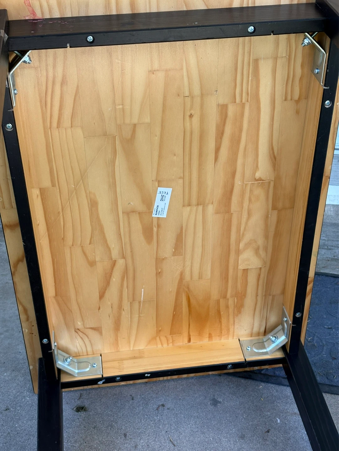 IKEA SUNDVIK Black Wood Table - photo 4