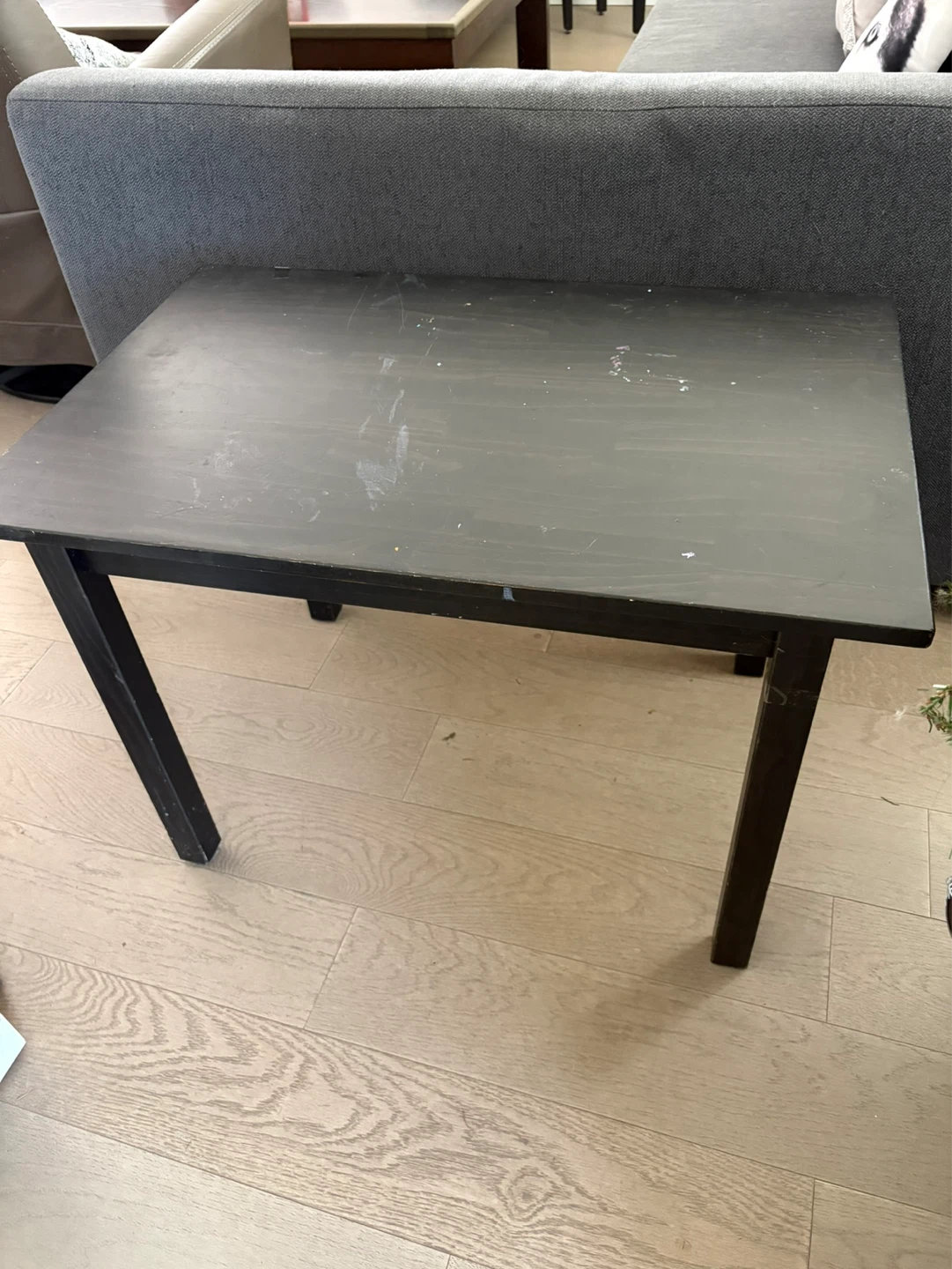 IKEA SUNDVIK Black Wood Table - photo 2