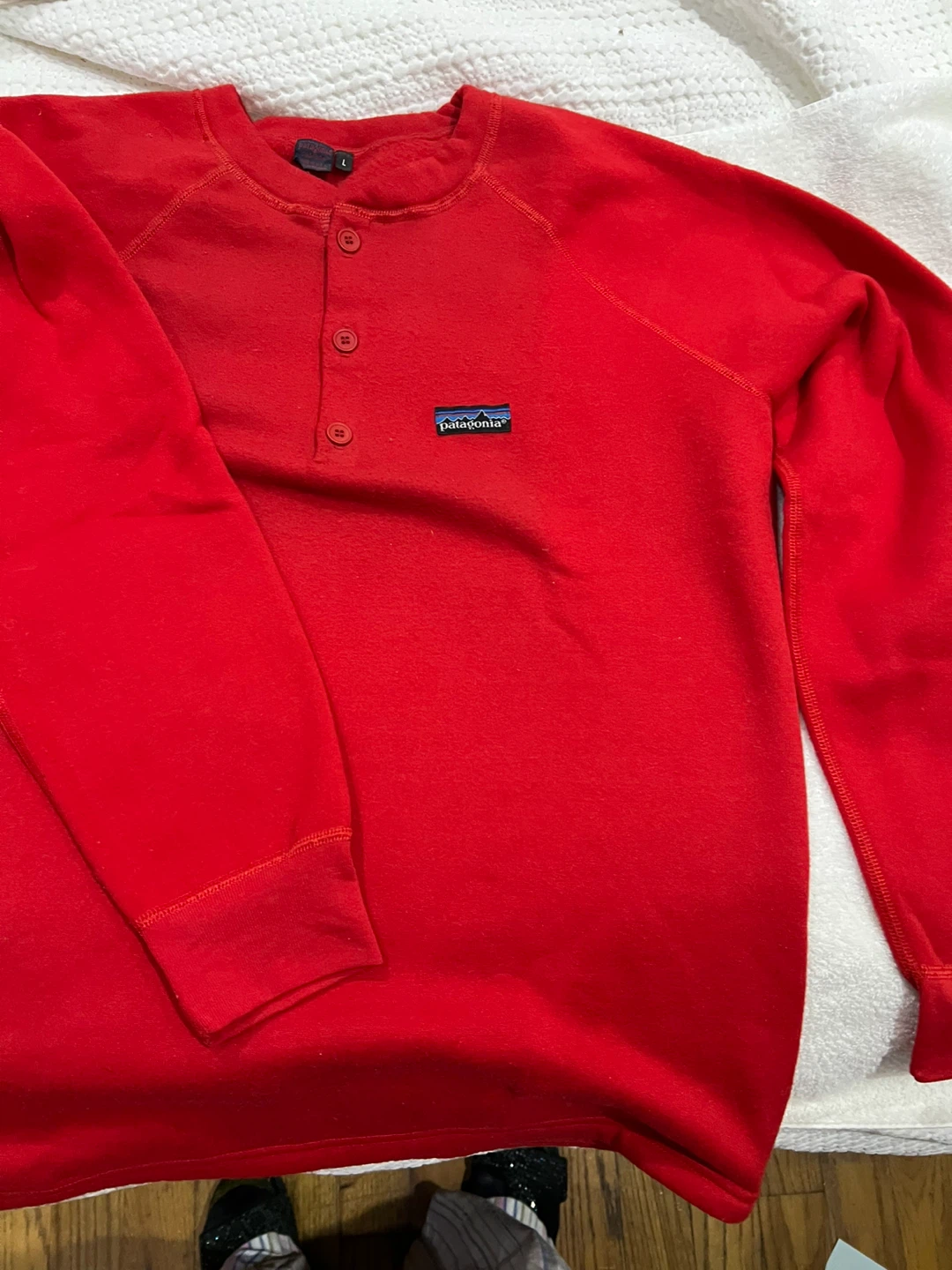 Patagonia Red Capilene Thermal   Long Sleeve Shirt &pants - photo 3