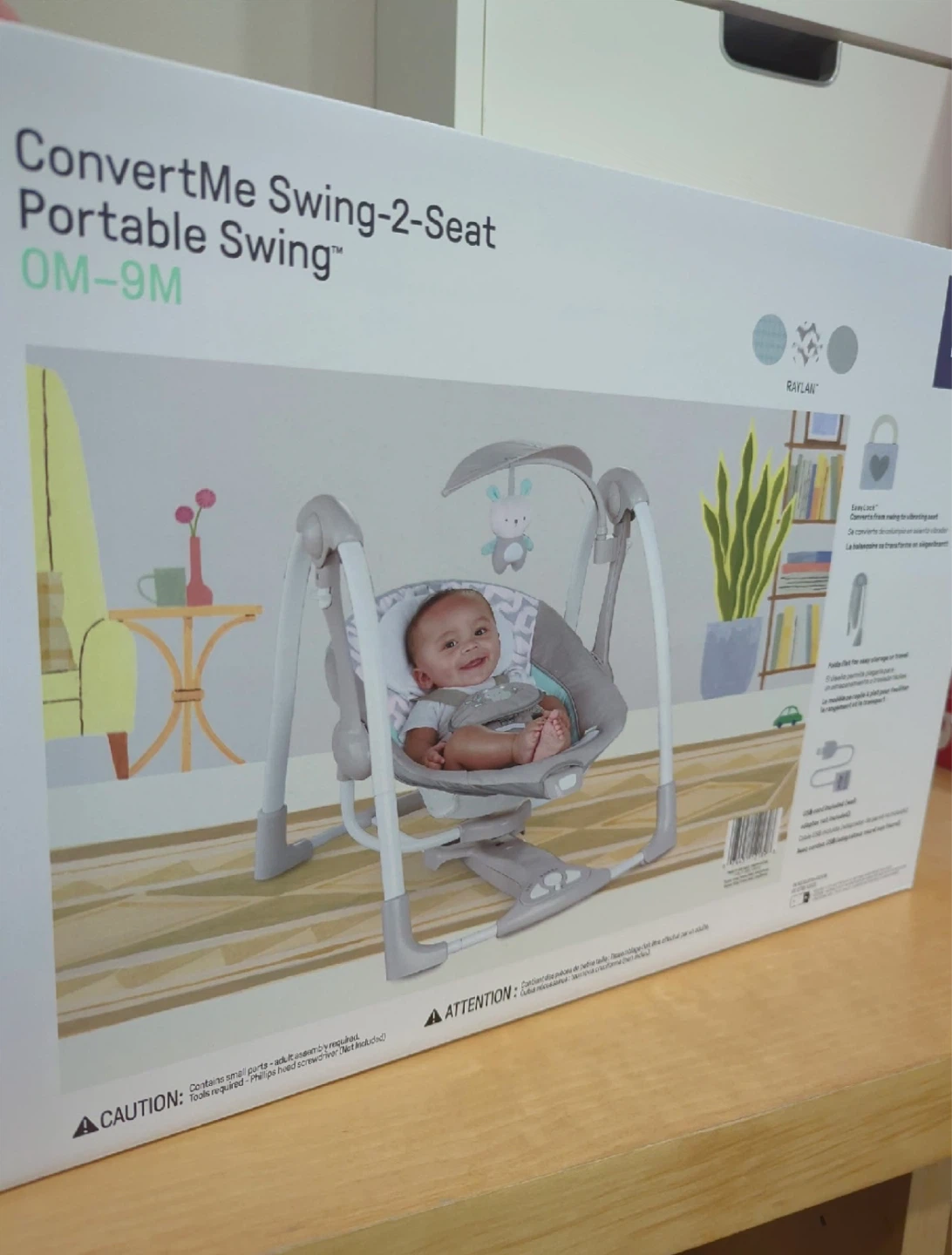 Ingenuity ConvertMe Swing-2-Seat Portable Swing OM-9M - photo 4