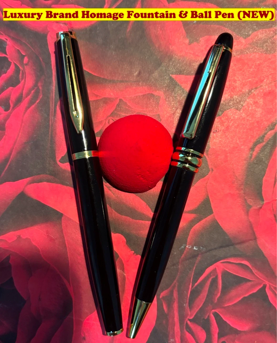 Luxury Brand Homage Fountain & Ball Pen (NEW)