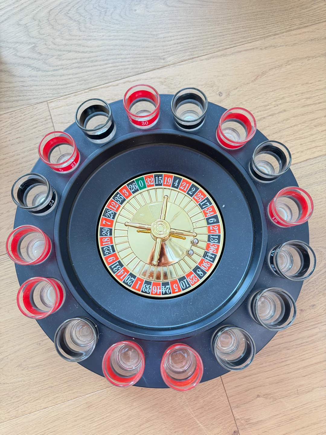 Roulette Wheel Shot Glass Game Set(NO BOX) - photo 2