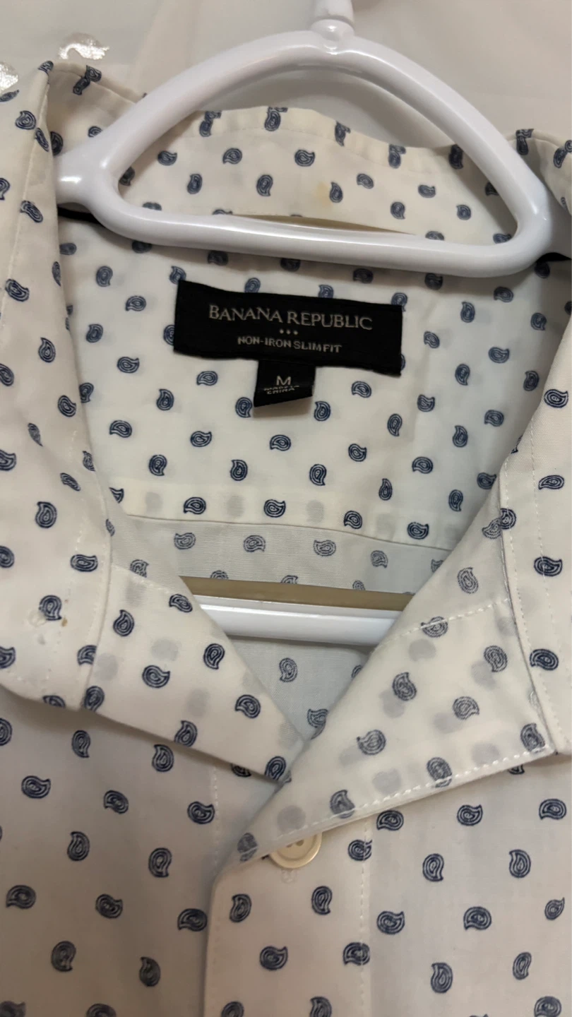 2 Banana Republic Slim Fit dress shirts - photo 4