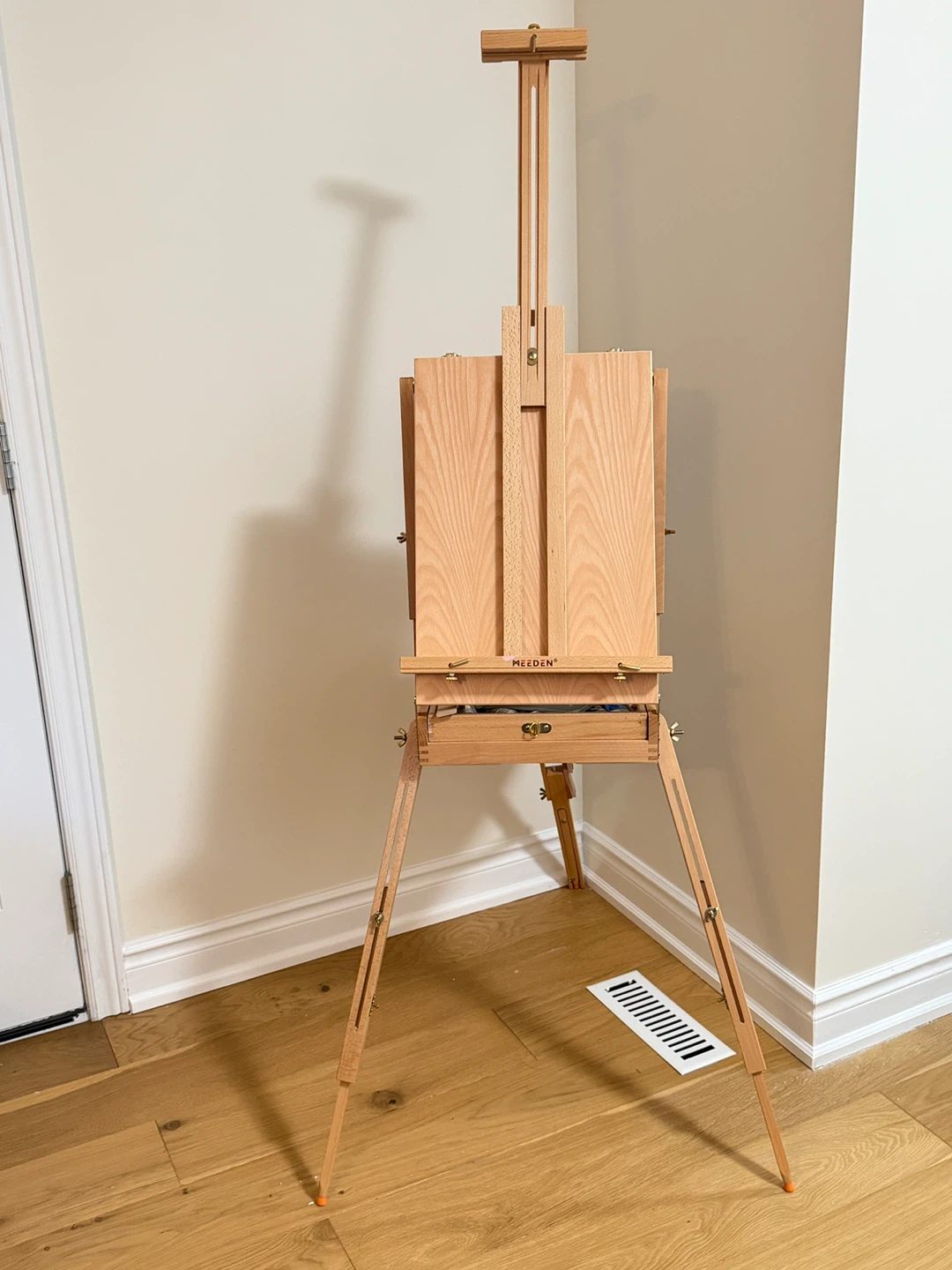 Meeden Foldable Wooden Artist Easel with Drawer