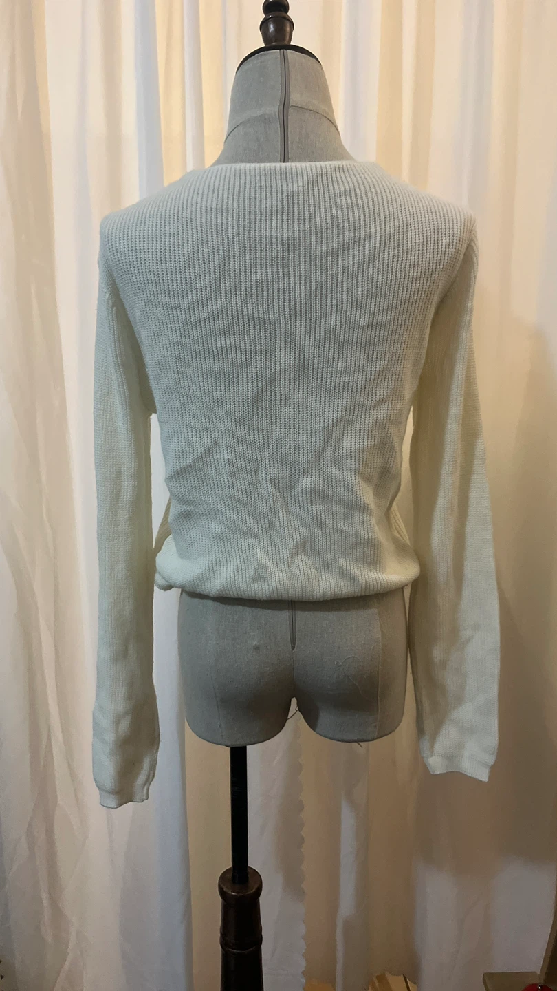 Cream coloured button-up cardigan - photo 2