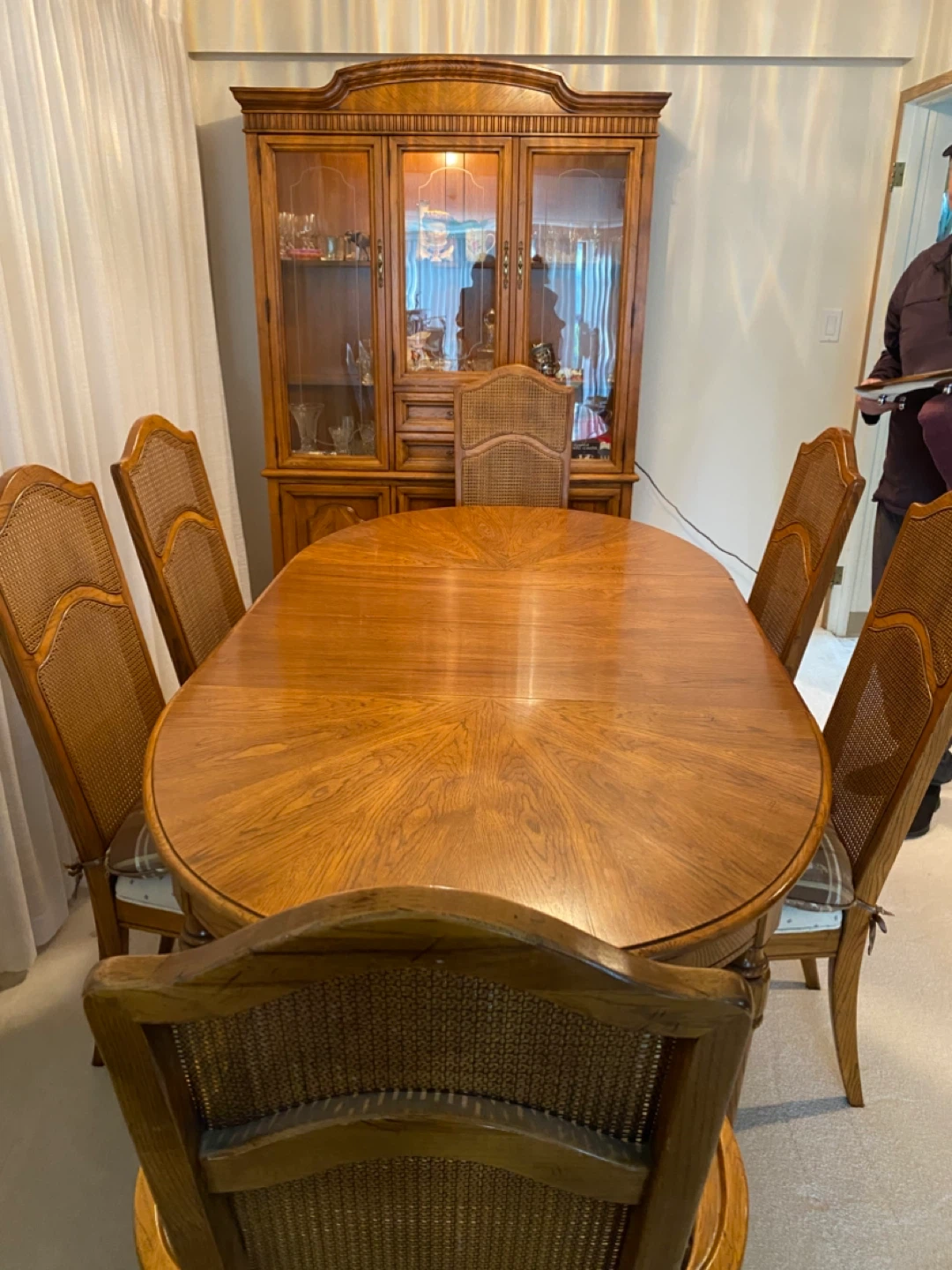 Pecan Dining Room Set
