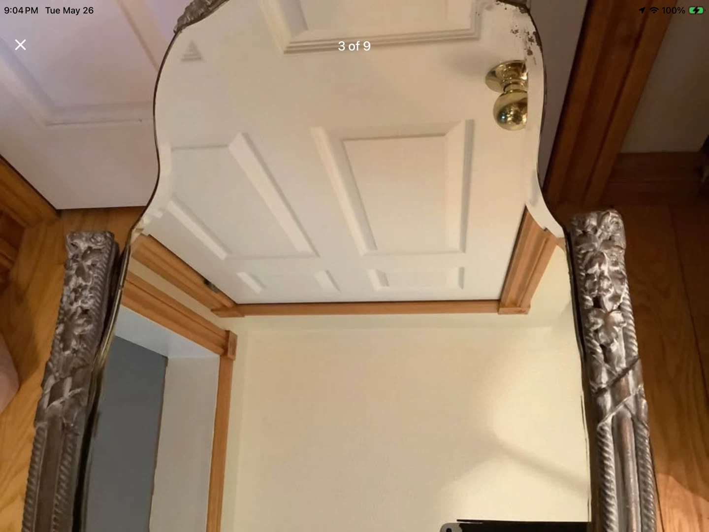 Antique/Vintage Ornate Beveled Wall Mirror 🐞 - photo 3