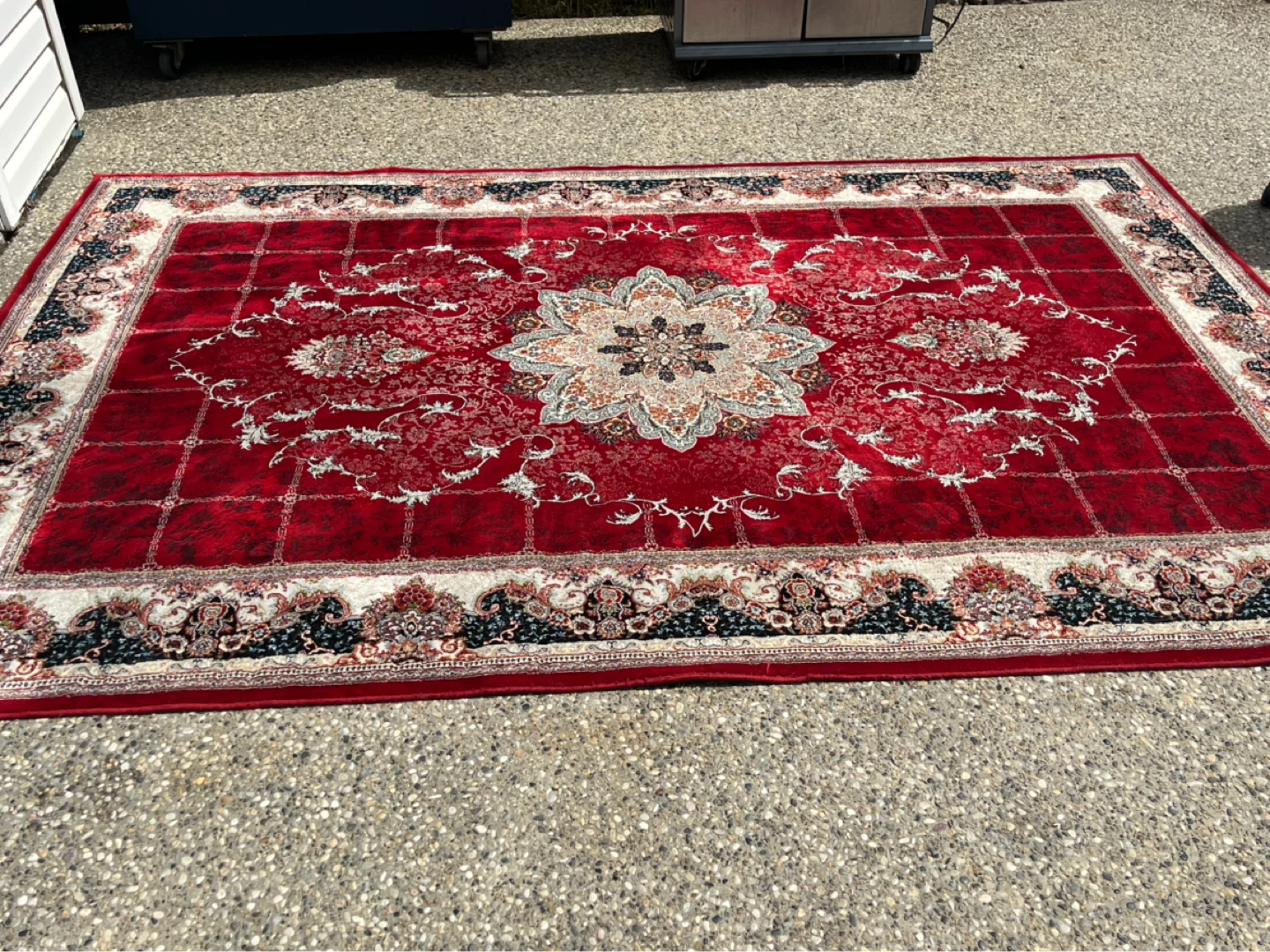 Hand Woven Large Area Rug 10ft x 7ft - photo 2