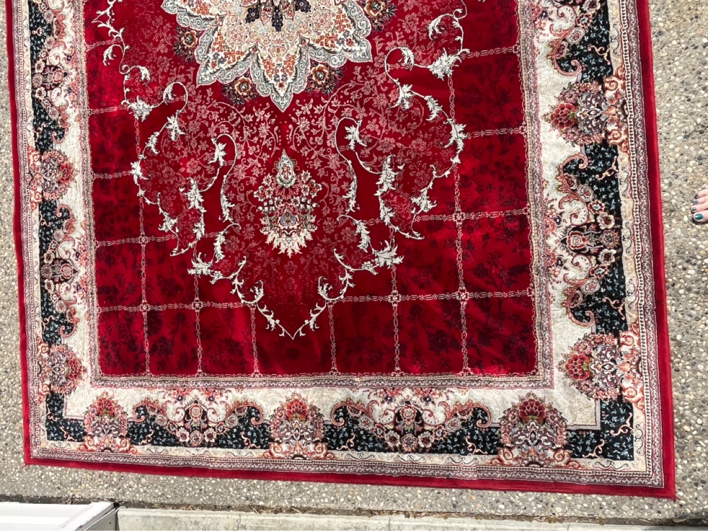 Hand Woven Large Area Rug 10ft x 7ft - photo 5