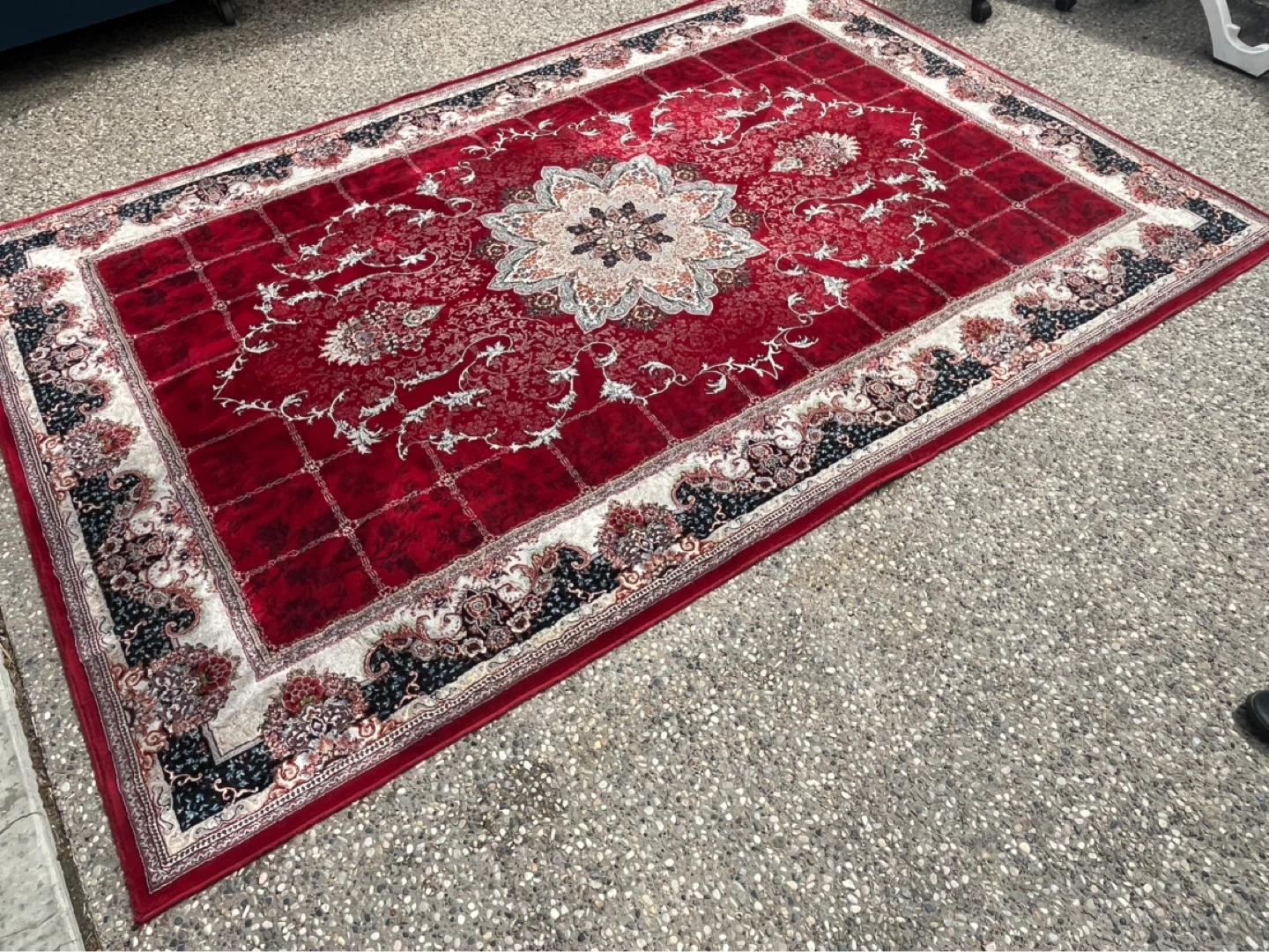 Hand Woven Large Area Rug 10ft x 7ft - photo 3