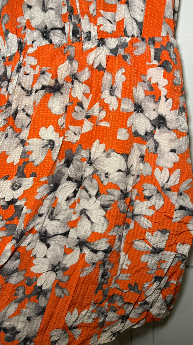 Maeve Orange Floral Dress Size 2 - photo 5