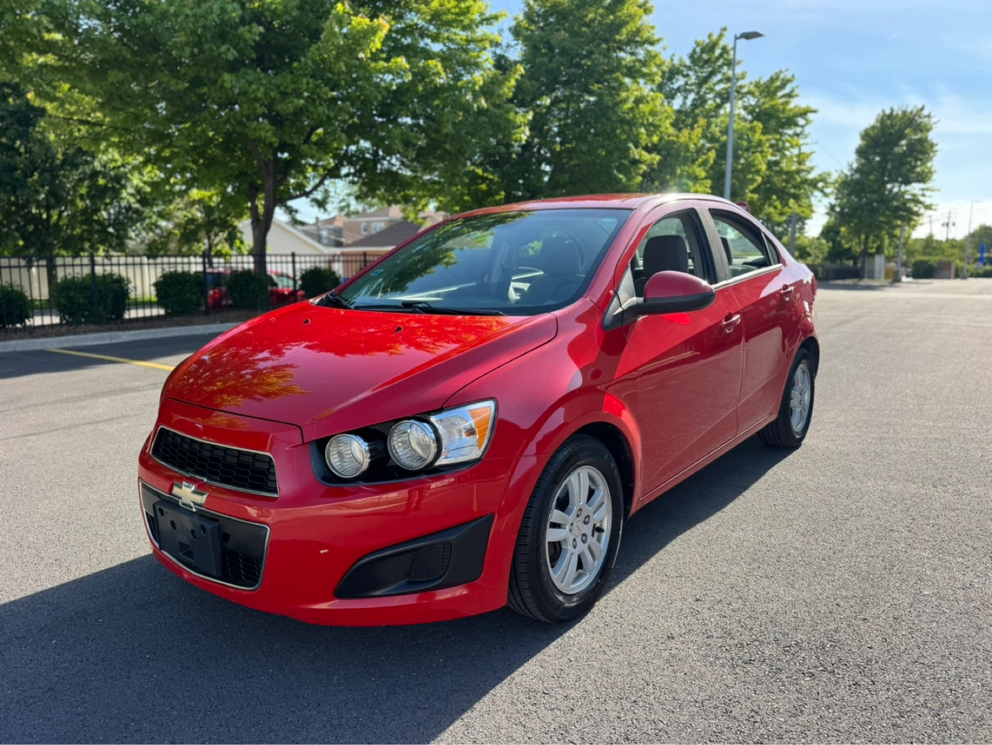 Red Chevrolet Sonic Sedan