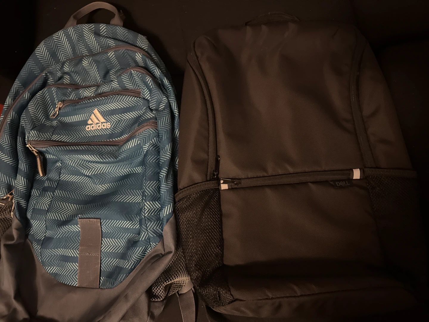 Adidas and Dell Backpacks