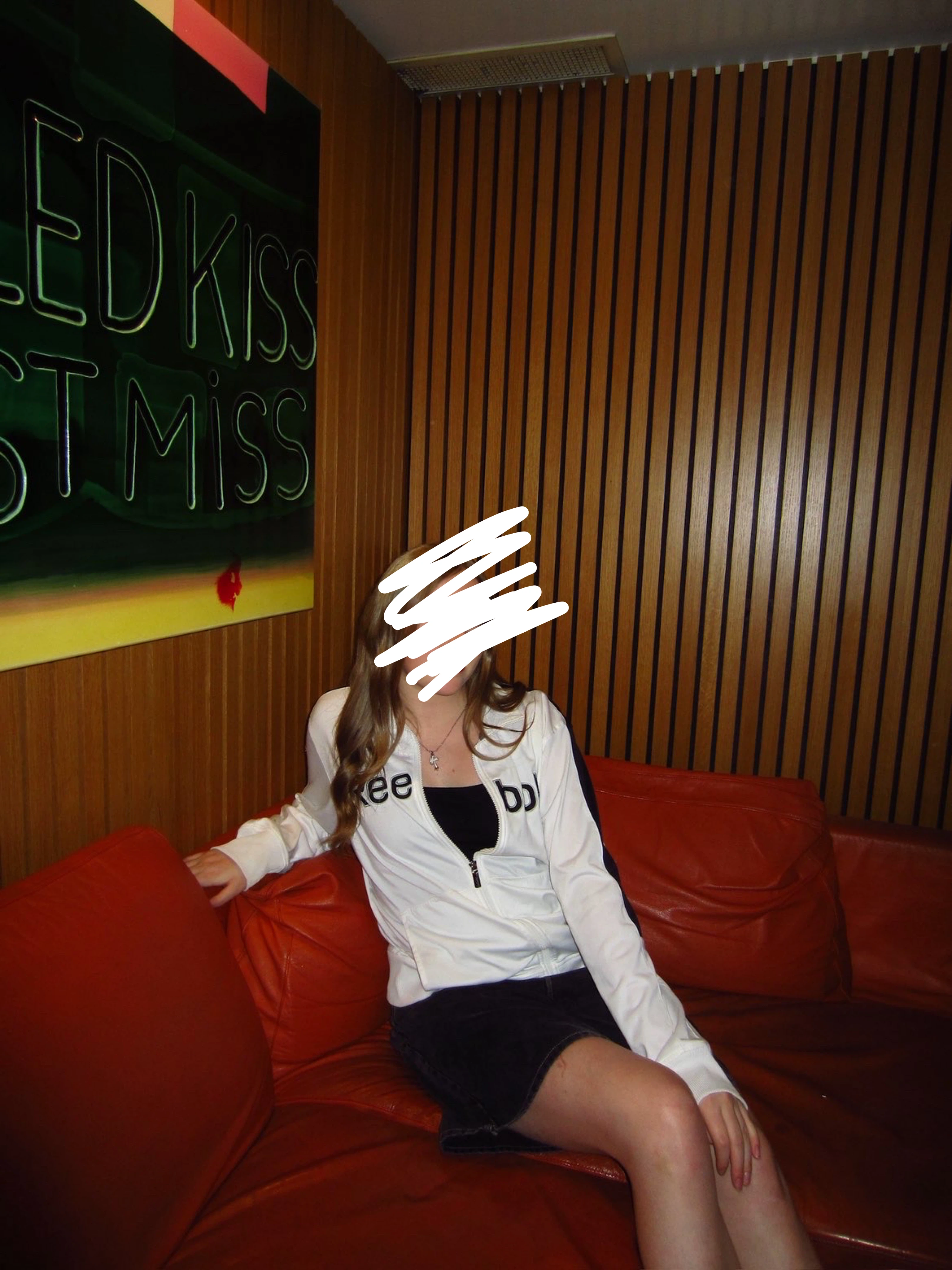 White Reebok Track Jacket