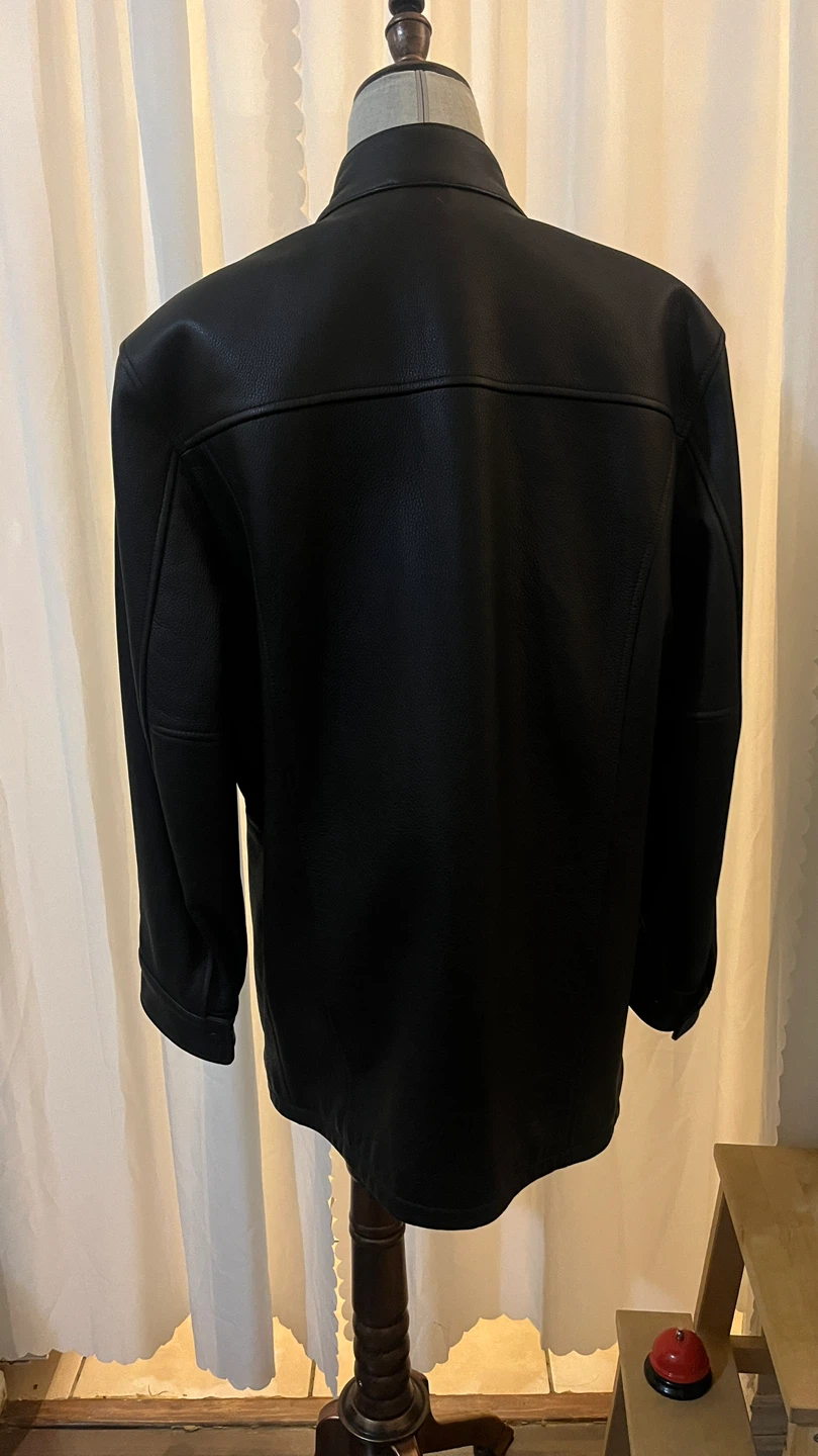 REILLY & OLMES Thinsulate Leather Jacket - Size M - Brand new - photo 2