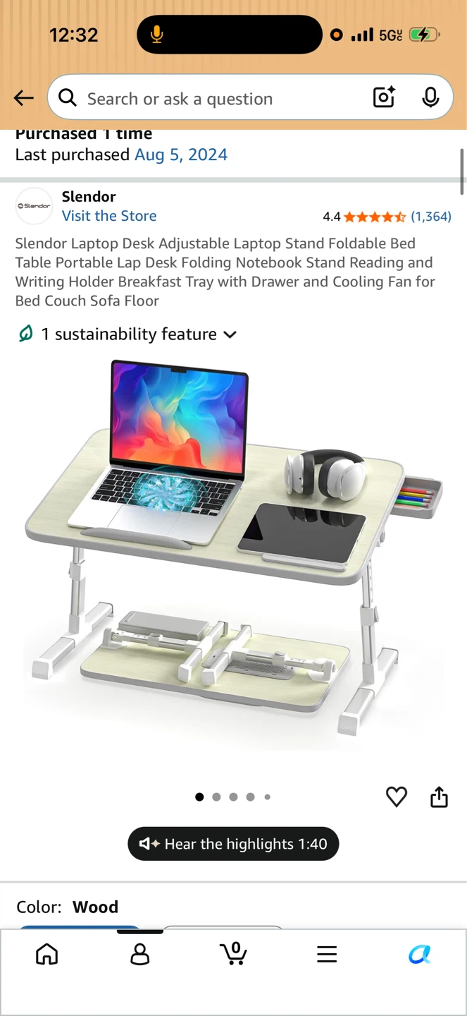 Adjustable Laptop Stand Desk - photo 4