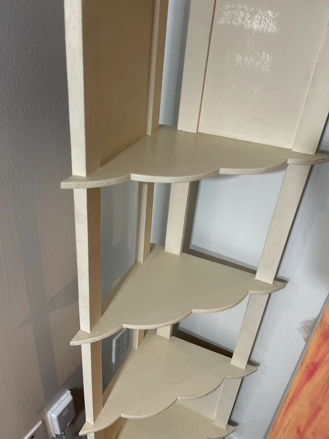 Cream 5-Tier Corner Shelf Unit - photo 2