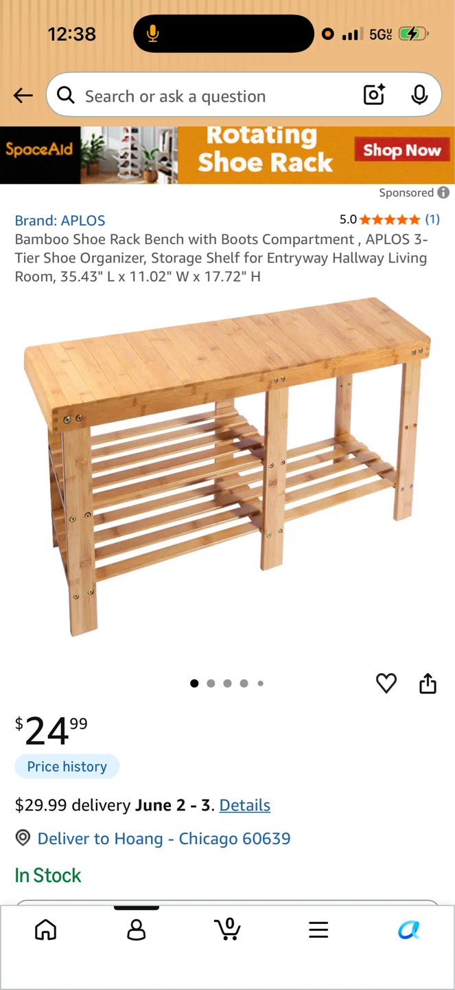 Bamboo Shoes Racks - photo 2